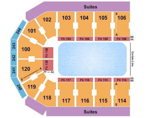 Credit Union of Texas Event Center Disney On Ice Seating Chart